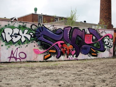 Graffiti Wall in Groningen - Photo by oldenburgcity - cody (2014)