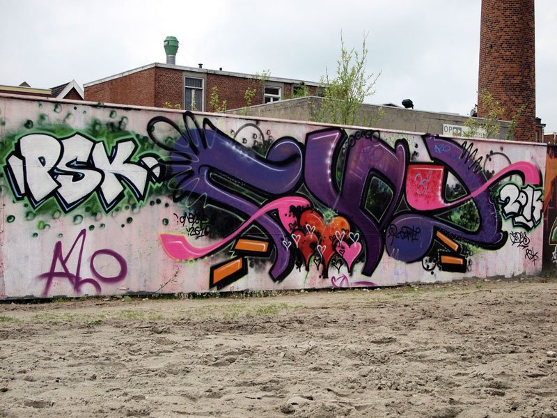 Graffiti Wall in Groningen - Photo by oldenburgcity - cody (2014)