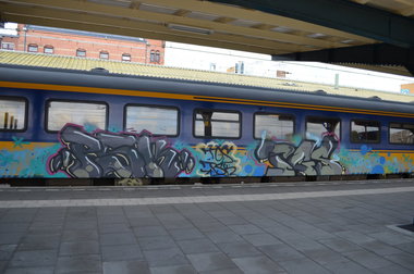 Graffiti Train - Photo by oldenburgcity - psk, tgs (2014)