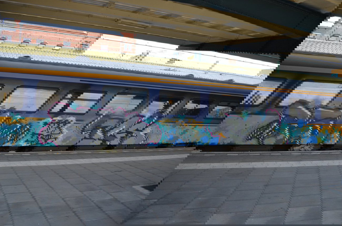Graffiti Train - Photo by oldenburgcity - psk, tgs (2014)