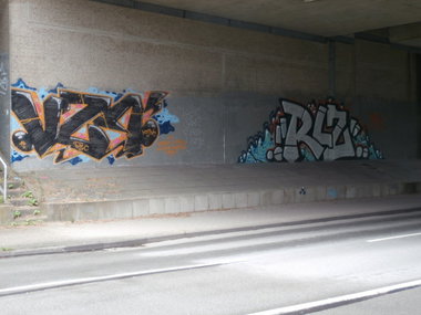 Graffiti Bombing - Photo by oldenburgcity - vza, rlz (2014)