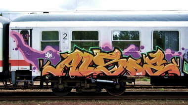 Graffiti Train - Photo by oldenburgcity - alsoe (2014)