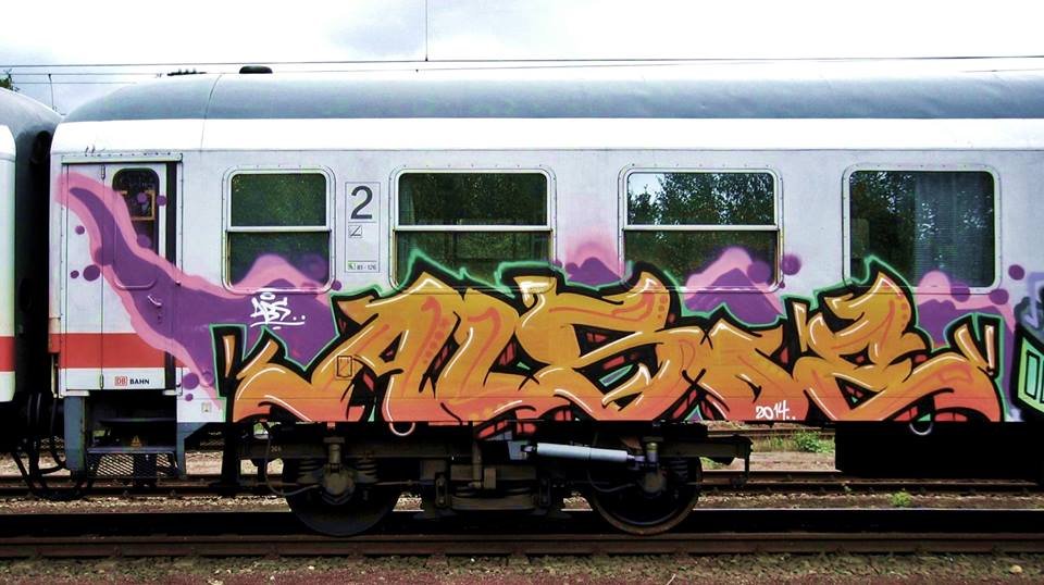 Graffiti Train - Photo by oldenburgcity - alsoe (2014)
