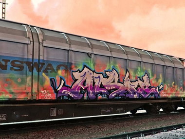 Graffiti Train - Photo by oldenburgcity - alsoe (2014)