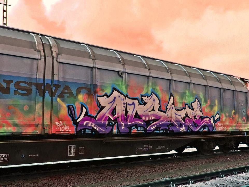 Graffiti Train - Photo by oldenburgcity - alsoe (2014)
