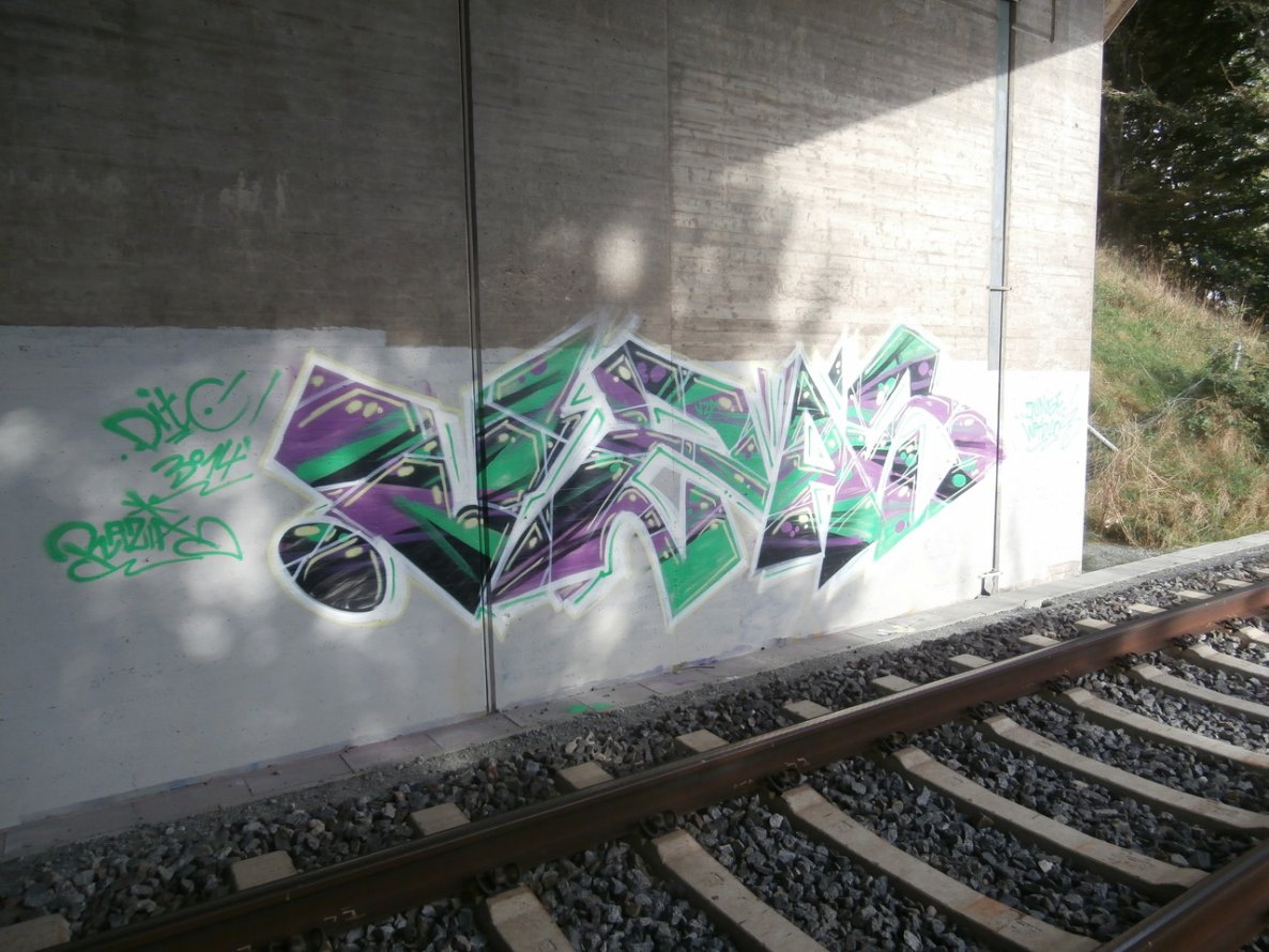 Graffiti Bombing - Photo by oldenburgcity - vza's, vza (2014)