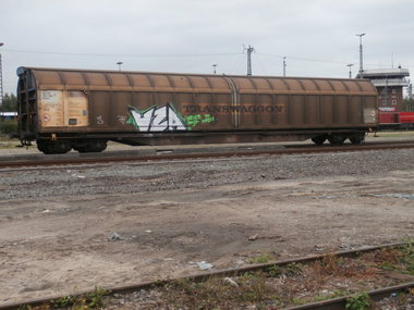 Graffiti Train - Photo by oldenburgcity - vza (2014)