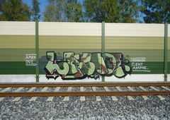 Graffiti Bombing - Photo by oldenburgcity - leenoe, leeno (2014)
