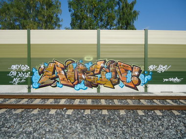 Graffiti Bombing - Photo by oldenburgcity - amen (2014)