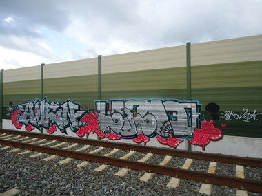 Graffiti Bombing - Photo by oldenburgcity - amen, leeno, leenoe (2014)