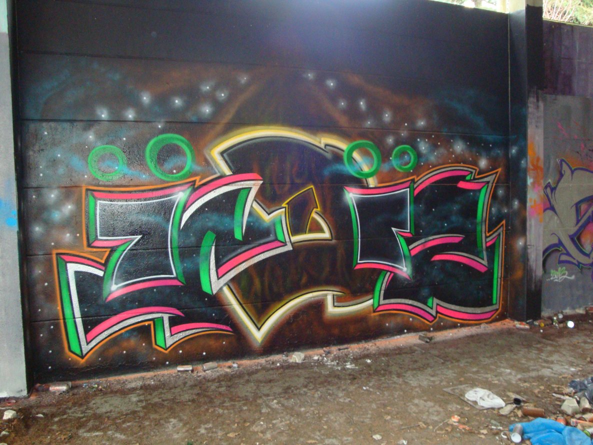 Graffiti Wall - Photo by oldenburgcity - indiz