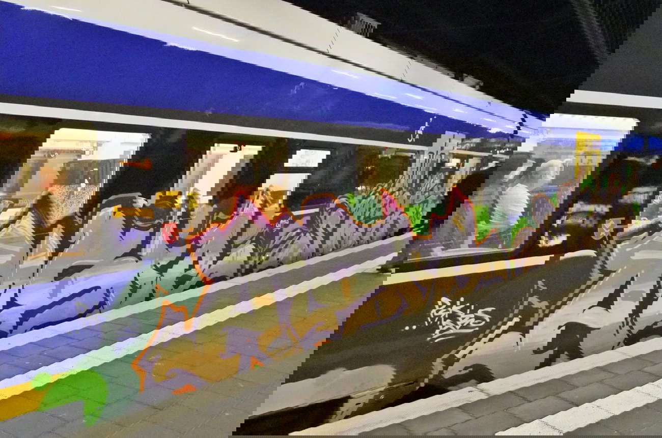 Graffiti Train - Photo by oldenburgcity - alsoe, skin (2014)