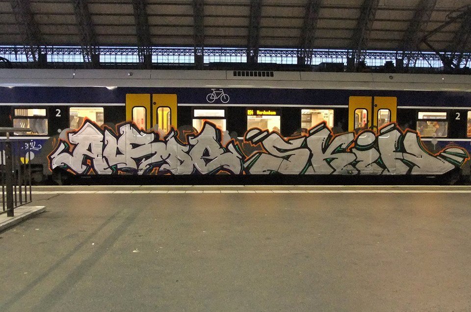 Graffiti Train - Photo by oldenburgcity - alsoe, skin (2014)