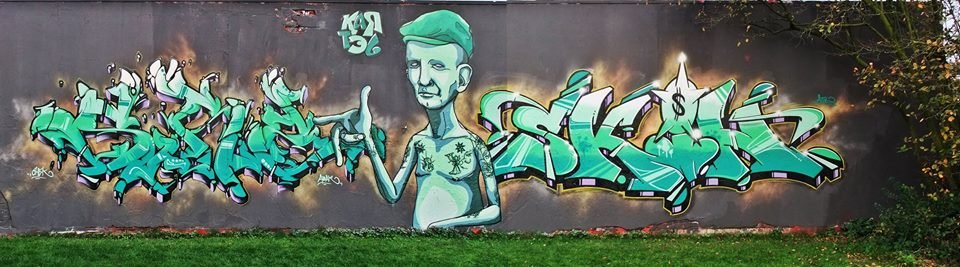 Graffiti Wall - Photo by oldenburgcity - sure, skin, kartel (2014)