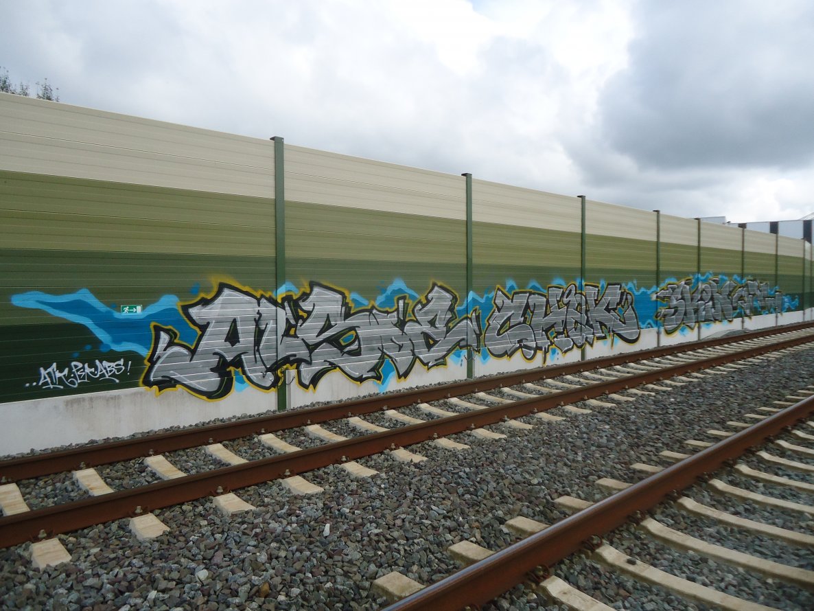 Graffiti Bombing - Photo by oldenburgcity - alsoe, chek, skin (2014)