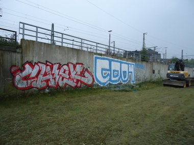 Graffiti Bombing - Photo by oldenburgcity - chek, cd, cd01 (2014)
