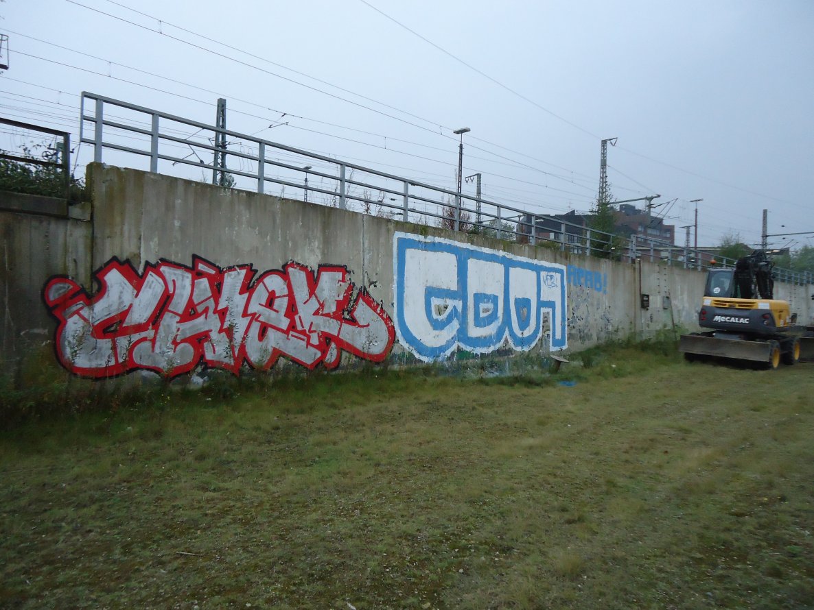 Graffiti Bombing - Photo by oldenburgcity - chek, cd, cd01 (2014)
