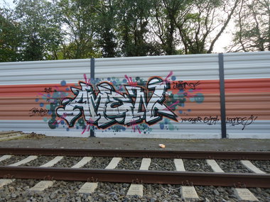 Graffiti Bombing - Photo by oldenburgcity - amen (2014)