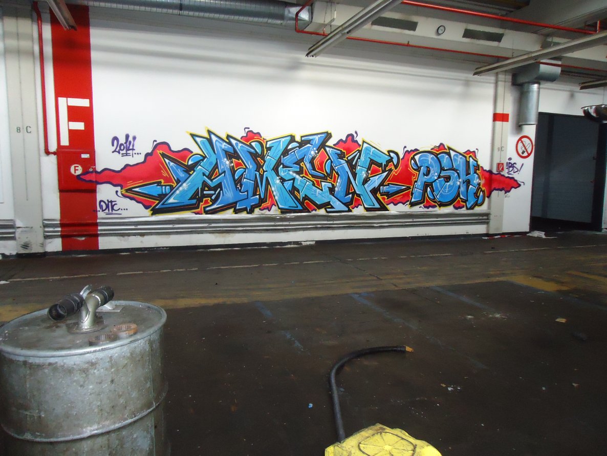 Graffiti Wall - Photo by oldenburgcity - amen, psk (2014)