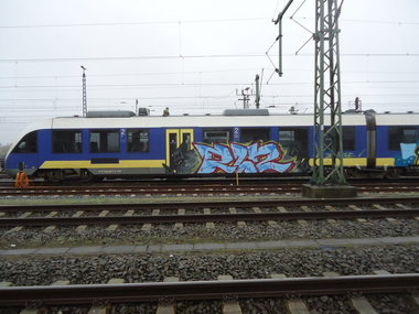 Graffiti Train - Photo by oldenburgcity - rlz (2014)