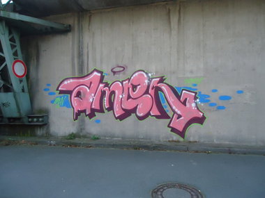 Graffiti Bombing - Photo by oldenburgcity - amen (2014)