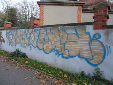 Graffiti Bombing - Photo by oldenburgcity - bweis, raid (2013)