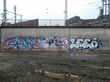 Graffiti Bombing - Photo by oldenburgcity - chek, sam, lee (2014)