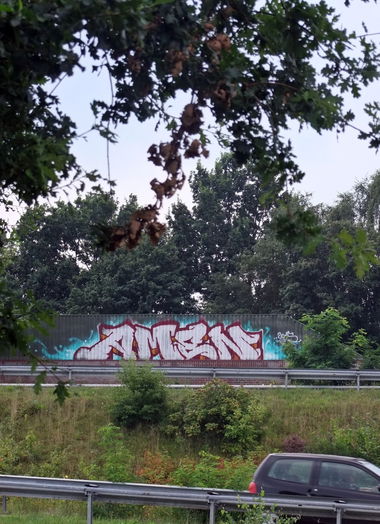 Graffiti Bombing - Photo by oldenburgcity - amen (2015)