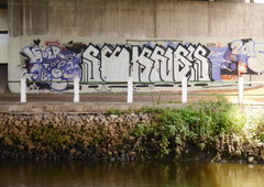 Graffiti Bombing - Photo by oldenburgcity - swkwer, kuer, kwer (2015)