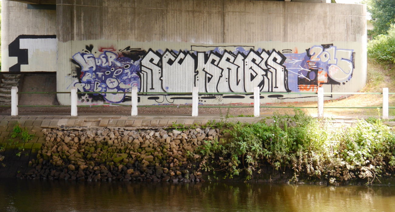 Graffiti Bombing - Photo by oldenburgcity - swkwer, kuer, kwer (2015)