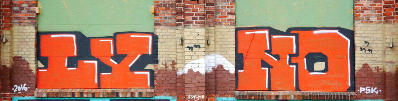 Graffiti Bombing - Photo by oldenburgcity - lyno, leenoe (2016)