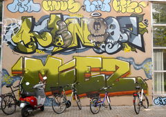 Graffiti Wall - Photo by oldenburgcity - leenooz, leenoe, leeno (2015)