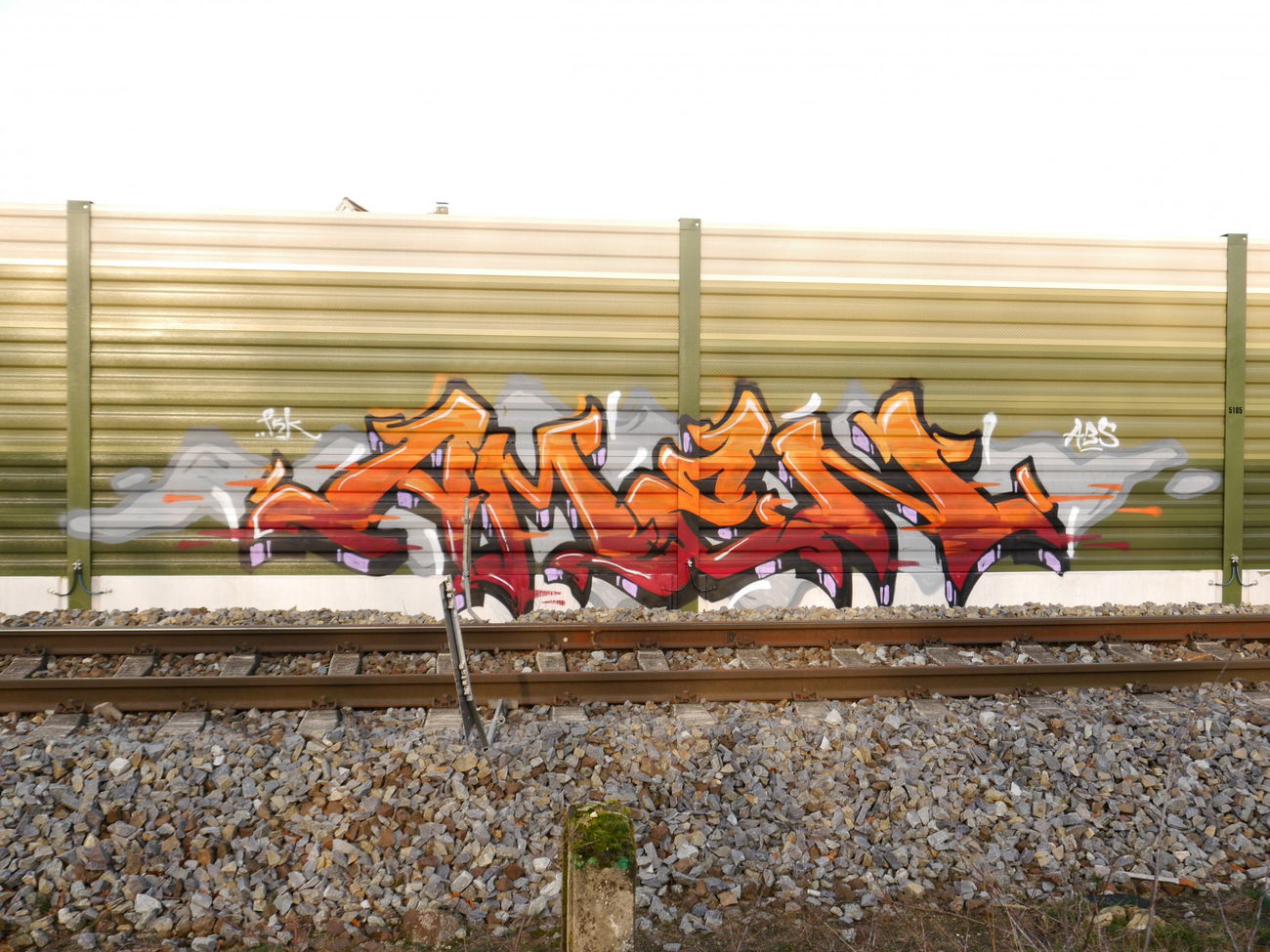 Graffiti Bombing - Photo by oldenburgcity - amen (2015)