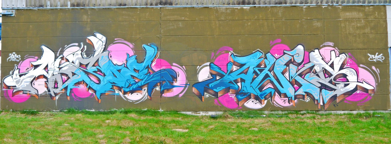 Graffiti Wall - Photo by oldenburgcity - alsoe, anis (2016)