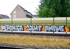 Graffiti Bombing - Photo by oldenburgcity - veronica, zieht, amphe (2015)