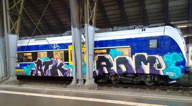 Graffiti Train - Photo by oldenburgcity - ATK, RDM