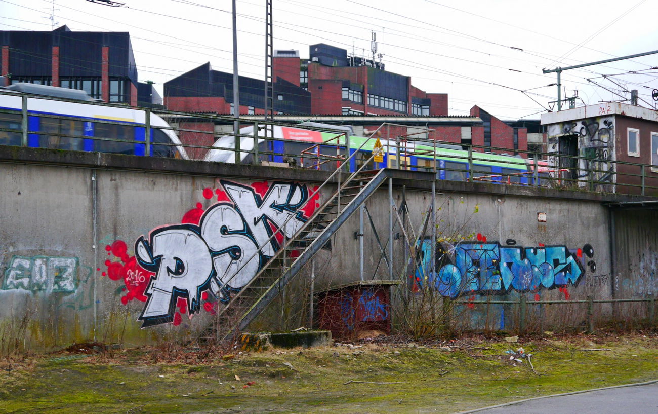 Graffiti Bombing - Photo by oldenburgcity - psk, leenus, leenoe (2016)