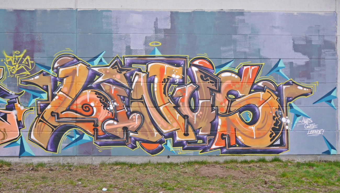 Graffiti Wall - Photo by oldenburgcity - linus, leenoe (2016)