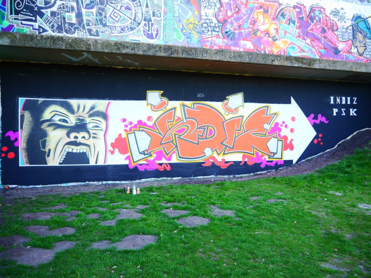 Graffiti Wall - Photo by oldenburgcity - indiz (2015)