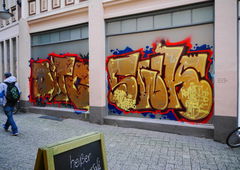 Graffiti Bombing - Photo by oldenburgcity - ditc, swk (2015)