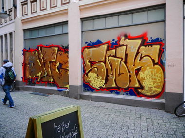 Graffiti Bombing - Photo by oldenburgcity - ditc, swk (2015)