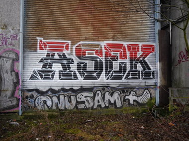 Graffiti Bombing - Photo by oldenburgcity - asek, onusam