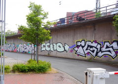 Graffiti Bombing - Photo by oldenburgcity - amen, alsoe, echo (2015)
