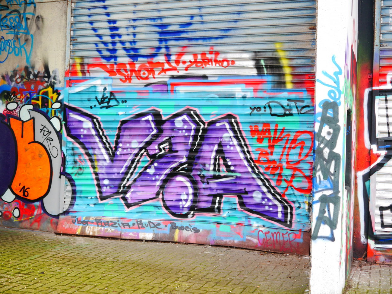Graffiti Wall - Photo by oldenburgcity - vza