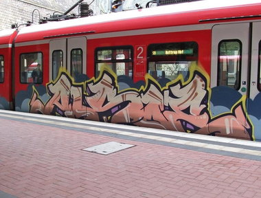 Graffiti Train - Photo by oldenburgcity - alsoe (2014)