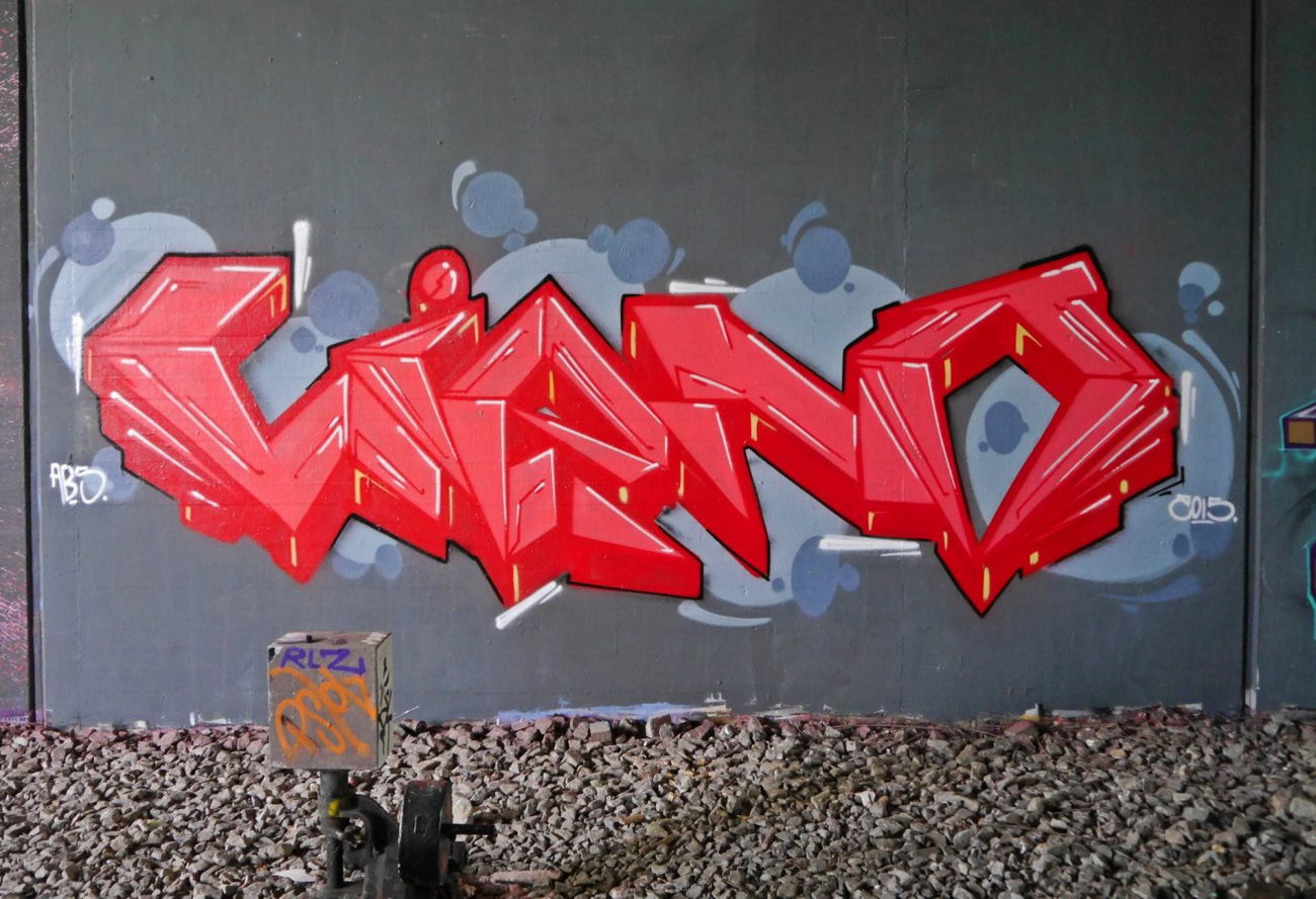 Graffiti Wall - Photo by oldenburgcity - lieno, oniel, onil (2015)