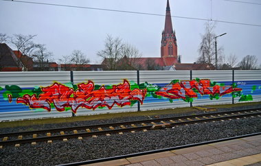 Graffiti Bombing - Photo by oldenburgcity - alsoe, onil (2014)