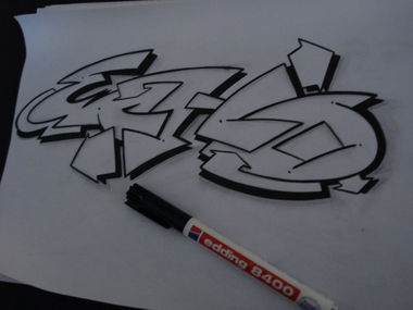 Graffiti Sketch - Photo by oldenburgcity - echo (2015)