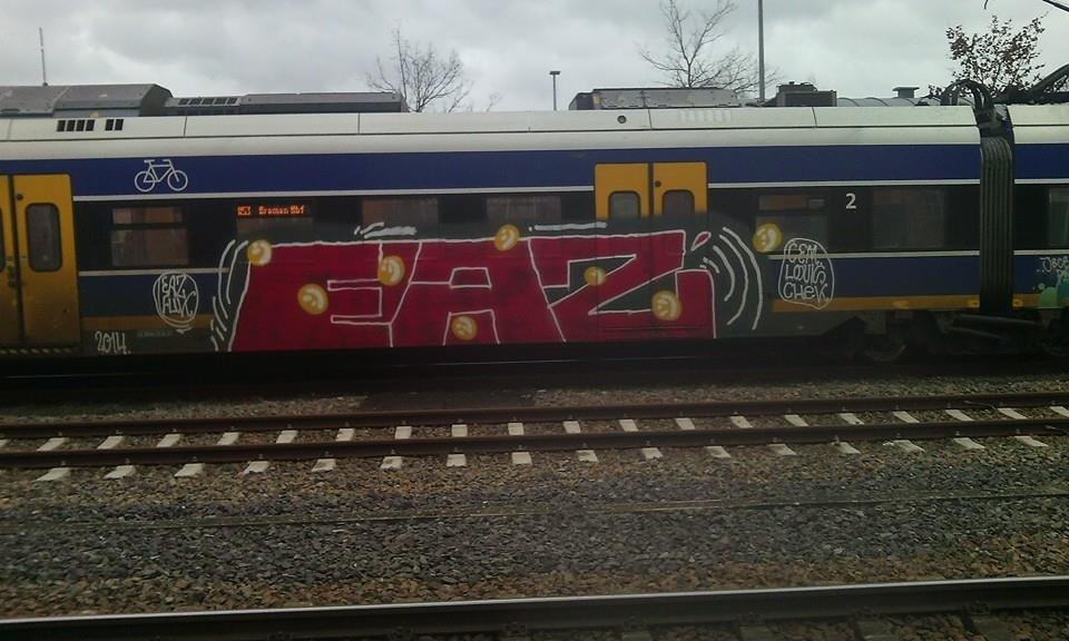 Graffiti Train - Photo by oldenburgcity - eaz (2014)