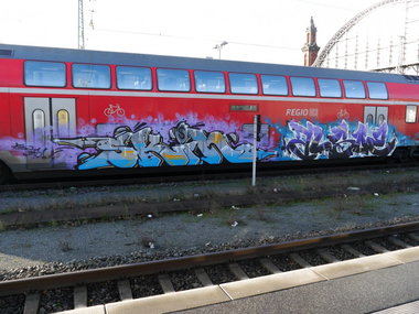 Graffiti Train - Photo by oldenburgcity - skin, alsoe (2015)